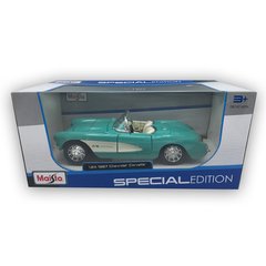 Автомодель Maisto Chevrolet Corvette 1957 блакитна (31275 lt. blue)