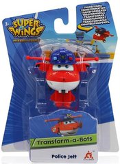 Трансформер Super Wings Transform-a-Bots Джетт поліцейський (EU730031)
