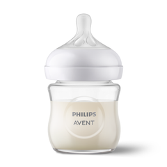 Бутылочка для кормления стеклянная Philips Avent Natural Природный поток, 120 мл (SCY930/01)