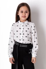 Шкільна блузка для дівчинки Mevis 4353
