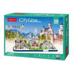 Тривимірна головоломка City line Баварія CubicFun (MC267h)