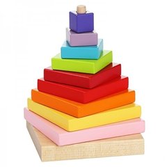 Дерев'яна іграшка Пірамідка LD-5 Cubika (13357)