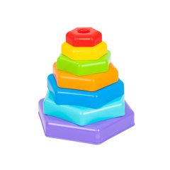 Іграшка розвиваюча Райдужна пірамідка Tigres (39354)