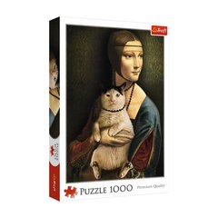 Пазли "Дама з котиком" (1000 елм.) Trefl 10663