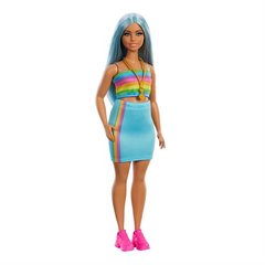 Лялька Barbie Модниця в спортивному костюмі топ-спідниця (HRH16)