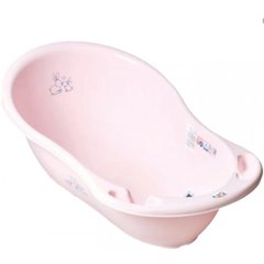 Дитяча ванна з відливом Tega Baby 86 см "Кролики" Рожевий (KR-004-104)