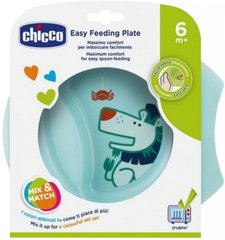 Тарілка Chicco Easy Feeding Plate 6м+ Блакитний (16001.40.20)