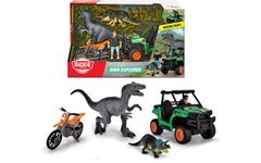 Ігровий набір Dickie Toys Пошук динозаврів з баггі, мотоциклом, фігурками (383 4009)