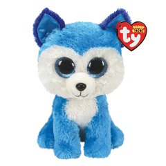 М'яка іграшка TY Beanie boo's Блакитний хаскі Prince 25 см (36474)