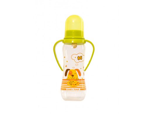 Пляшка для годування з латексної соскою Baby Team 1311
