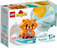 Конструктор LEGO DUPLO My First Пригоди у ванній кімнаті: Червона панда на плоту 5 деталей (10964)