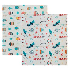 Дитячий двосторонній складний килимок Морський сезон та Зимові совушки Poppet (PP007-200)