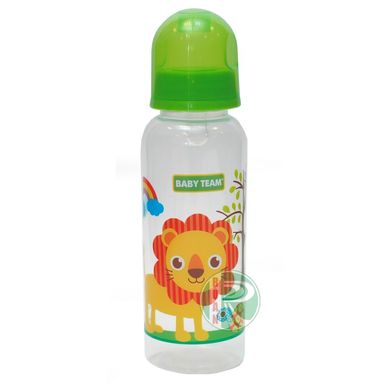 Пляшка для годування з силіконовою соскою Baby Team 1 410