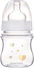 Пляшка антиколькова EasyStart Newborn baby з широким отвором 120 мл Canpol (35/216_bei)