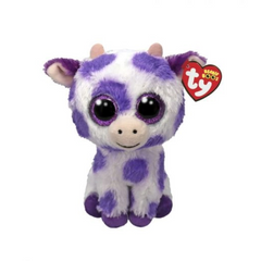 М'яка іграшка TY Beanie Boo's Корова ETHEL 15 см (37345)