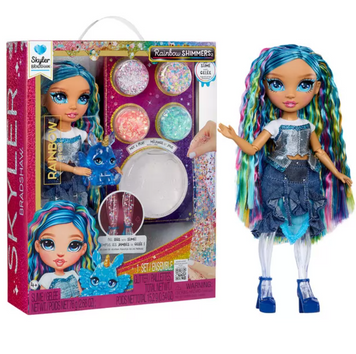 Набор с куклой Rainbow High серии Rainbow Shimmers Скайлер со слаймом (122418)