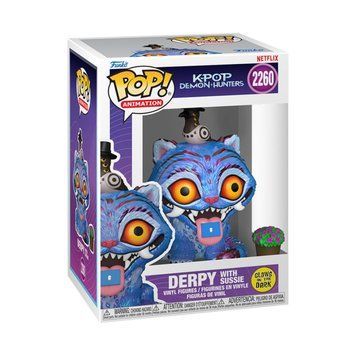 Фигурка Funko Pop! K-Pop Demon hunters Дерпи с Птицей и цветок GW (94693)