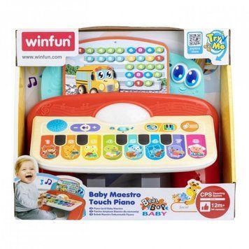 Пианино игрушечное с музыкальными и световыми эффектами WinFun (230801-NL)