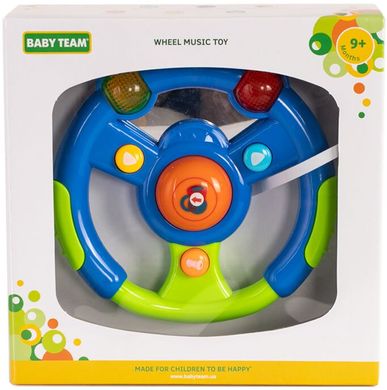 Игрушка музыкальная для детей Baby Team Руль (8628)