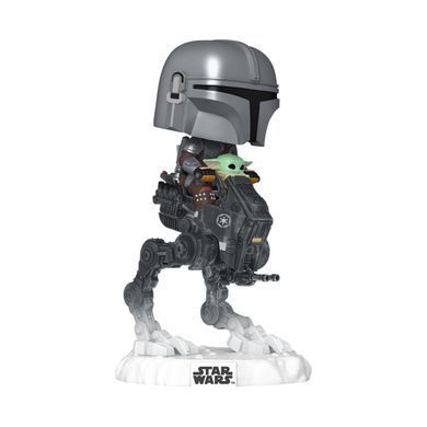 Фігурка Funko Pop Star wars Мандо з Ґроґу на всюдиході (90812)