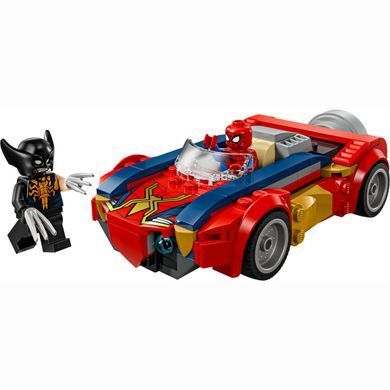 Конструктор LEGO Marvel Автомобіль Людини-павука vs. Отруєний Росомаха (76336)