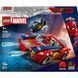 Конструктор LEGO Marvel Автомобіль Людини-павука vs. Отруєний Росомаха (76336)