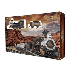 Ігровий набір Fenfa Steam train локомотив і 3 вагони (1603A-2A)