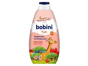 Піна для ванни та гель для душу 2 в 1 Полуниця Bobini 500 мл (33366)