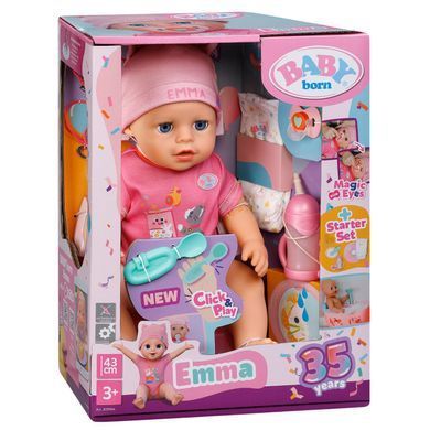 Кукла Baby Born Click and Play Эмма 43 см (839966)