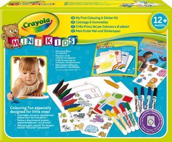 Набір для творчості Перший набір для малювання з наклейками Crayola (10570)