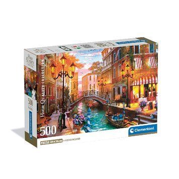 Пазли Clementoni Прогулянка на гандолах ,Венеція 500 ел. (35586)