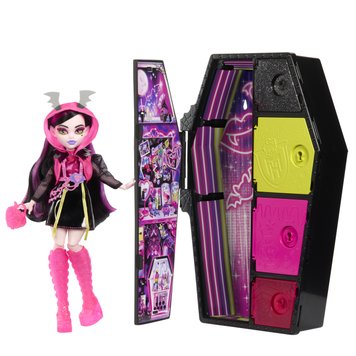 Игровой набор Monster High Неоновые и бомбардировщики Ужас-секреты Дракулоры (HNF78)