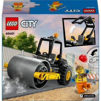 Конструктор LEGO City Строительный паровой каток 78 деталей (60401)