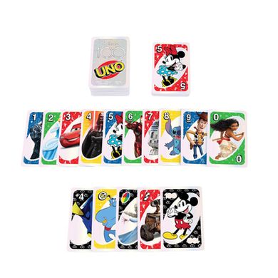 Настольная игра Mattel Games Uno Disney 100 (HPW21)