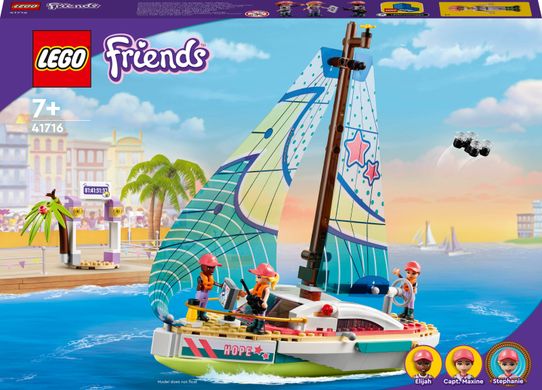 Конструктор Lego Friends Приключения Стефани на парусной лодке (41716)