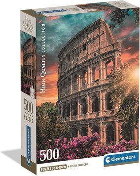 Пазли Clementoni Захід сонця над Колізеєм, Рим 500 ел. (35588)