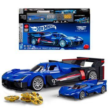 ​Конструктор Hot Wheels Brick Shop Speed Cadillac Project GTP Hypercar 236 деталей (JFR89)