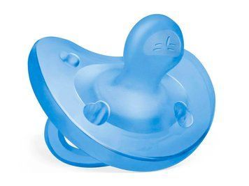 Пустушка Chicco PhysioForma Soft силіконова блакитна (73091.95)