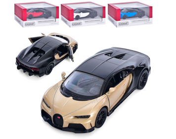 Машинка инерционная Bugatti Chiron Super Sports Kinsmart (KT5423W)