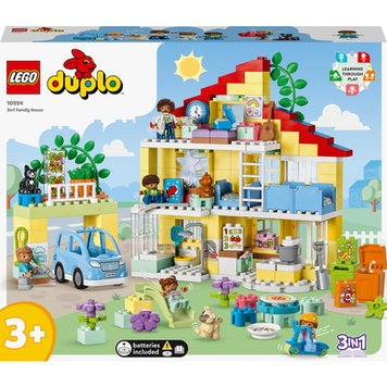 Конструктор LEGO DUPLO Сімейний будинок 3 в 1 (10994)