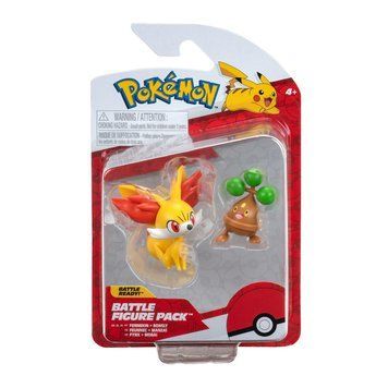 Набір ігрових фігурок Pokemon W16 Фенекін та Бонслай (PKW3012)