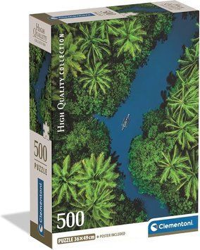 Пазли Clementoni Красива річка серед джунглів 500 ел. (35592)