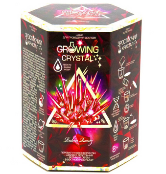 Дитячий набір для дослідів GROWING CRYSTAL Danko Toys (GRK-01-03U)