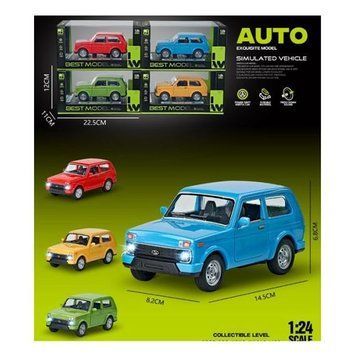Автомодель металлическая 1:24 в ассорт. (D700-19D)