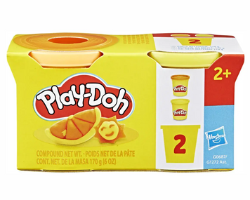 Набір маси для ліплення Play-Doh Orange and Yellow 2 шт (G1272/G0687)