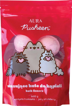Набір бомбочок для ванни Pusheen солодка полуниця