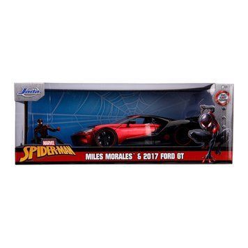 Машина Jada Spider-Man Ford GT металевий з фігуркою Майлза Моралеса 1:24 (253225008)