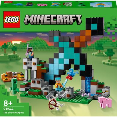 Конструктор Lego Minecraft Форпост с мечом (21244)