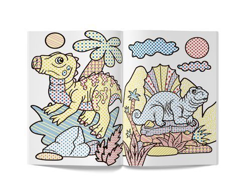 Чарівні водяні розмальовки. Динозаври Crystal Book