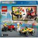 Конструктор LEGO City &laquo;Пицца-авто против пожарной машины&raquo; Набор гонок (60458)